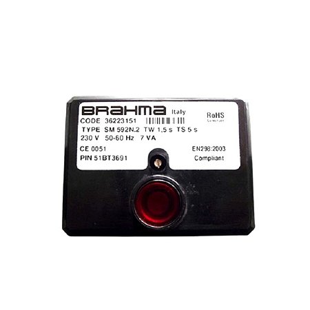 Queimadores industriais - Programador de chamas Brahma SM 592N.2 tw1,5 ts5