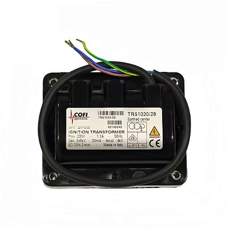 Queimadores industriais - Transformador de ignição Cofi TRS 1020/29