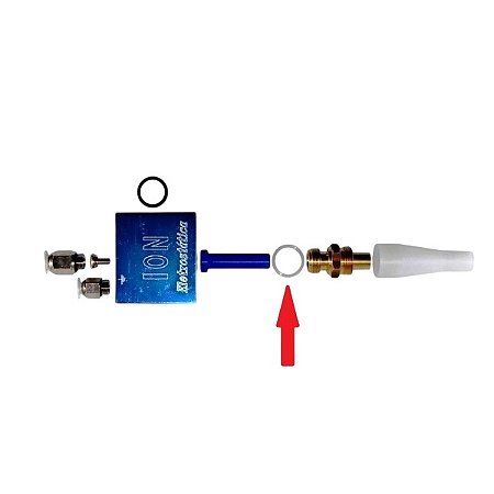 Equipamentos para pintura eletrostática a pó - Anel plástico de vedação da câmara quadrada
