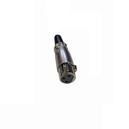 Equipamentos para pintura eletrostática a pó - Conector Cannon 3 pinos fêmea