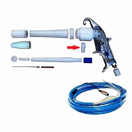 Equipamentos para pintura eletrostática a pó - Niple da Mangueira ( Niple de entrada do pó PTM1, PTM2, PTA1 )