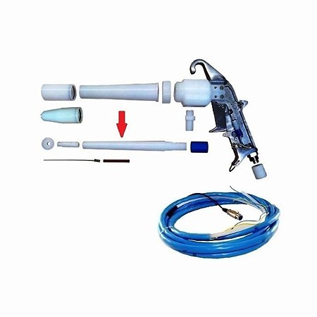 Equipamentos para pintura eletrostática a pó - Tubo de alta tensão - PTM1