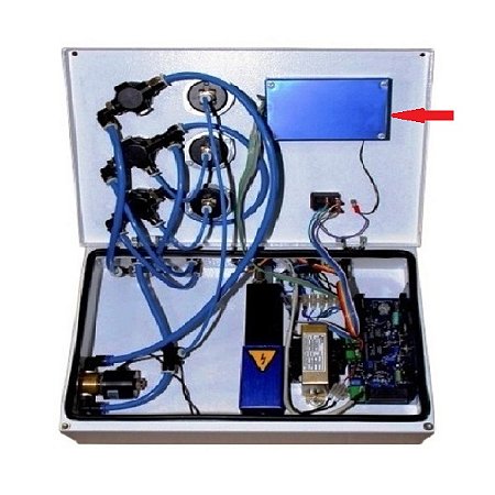 Equipamentos para pintura eletrostática a pó - Blindagem do Display