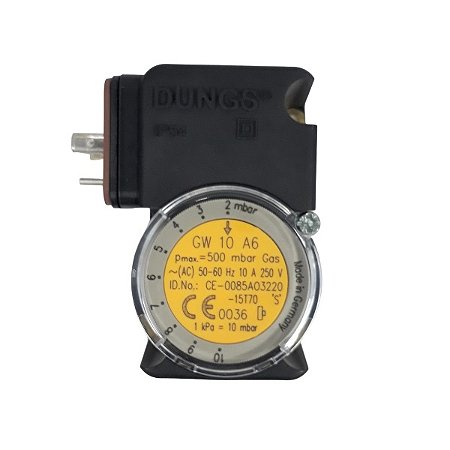 Queimadores industriais - Pressostato Dungs GW 10A6
