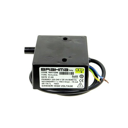 Queimadores industriais - Transformador de ignição Brahma TC1LVCS