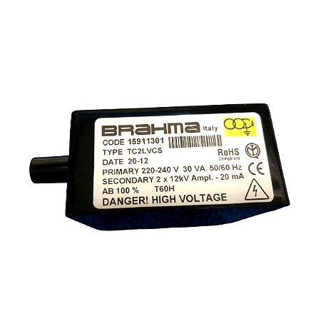 Queimadores industriais - Transformador de ignição Brahma TC2LVCS