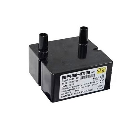 Queimadores industriais - Transformador de ignição Brahma TD2STCS