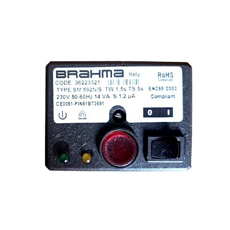Queimadores industriais - Programador de chamas Brahma SM 592N/S tw1,5 ts5