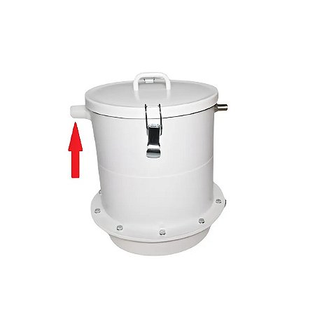 Equipamentos para pintura eletrostática a pó - Espigão Saída do Pó do Tanque (Plástico)