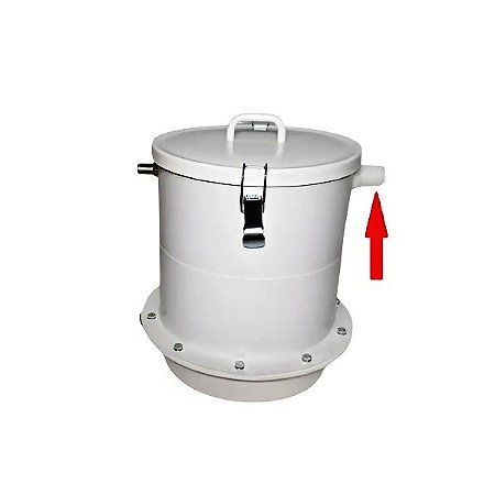 Equipamentos para pintura eletrostática a pó - Niple do tanque (Plástico Porca + Espigão)