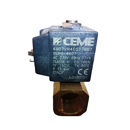 Queimadores industriais - Válvula solen. CEME 6607 NC 230V-60HZ D1/2"