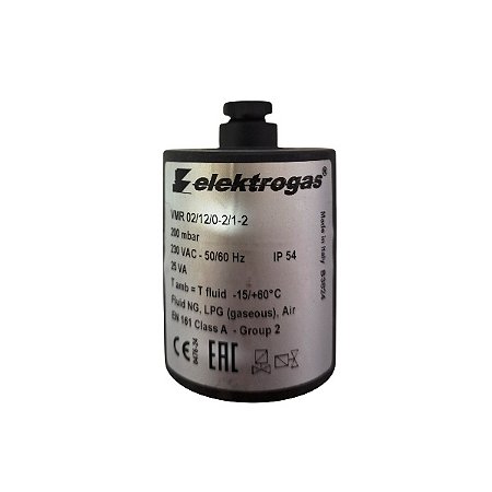 Queimadores industriais - Bobina ELEKTROGÁS para VMR 1-2 1/2” - 200 mBAR 220V