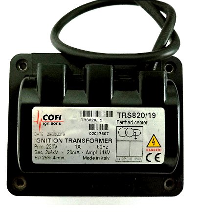 Queimadores industriais - Transformador de ignição  Cofi TRS-820/19