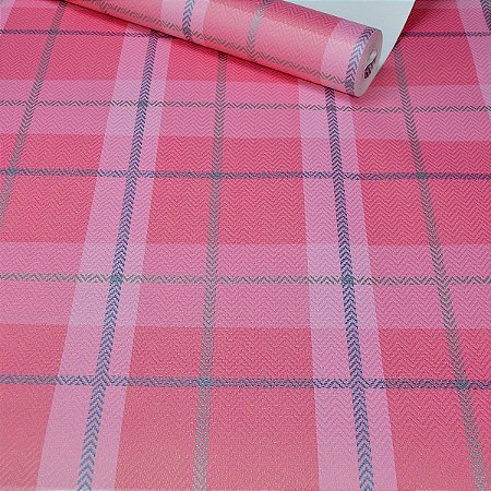 Papel de Parede Xadrez Rosa (Pink) - Prime Decor - Papéis de Parede  Importados