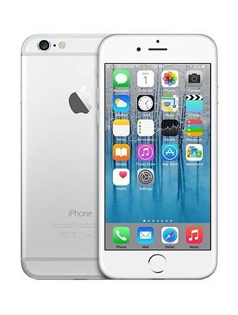 APPLE IPHONE 6 PLUS 64GB PRATA COM 2 ANOS DE GARANTIA
