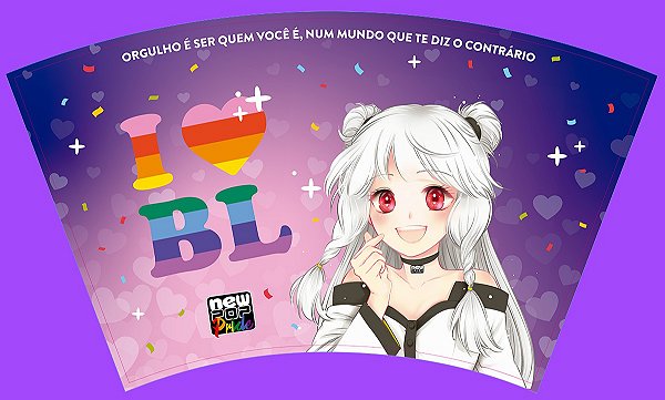 Copo Oficial: Eu Amo BL!