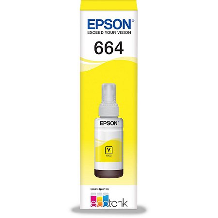 Tinta Epson T664420 Amarelo 70ml