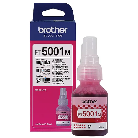 Tinta Brother BT-5001M Magenta | DCP-T520W DCP-T720DW HL-T4000DW MFC-T4500 | 41.8ml