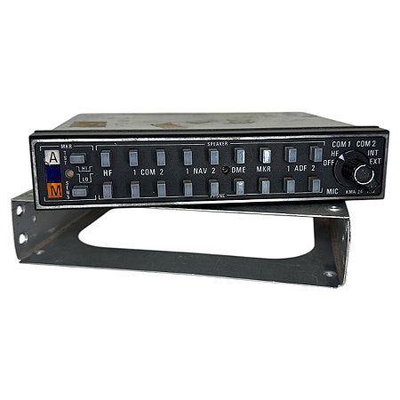 PAINEL DE AUDIO - KMA 24 - BENDIX/KING (P/N 066-1055-00 I S/N 20629)