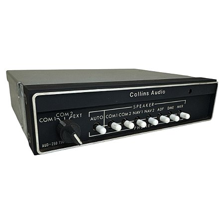AUDIO PAINEL - AUD-250 - COLLINS (P/N 622-2088-011 I S/N 3715)