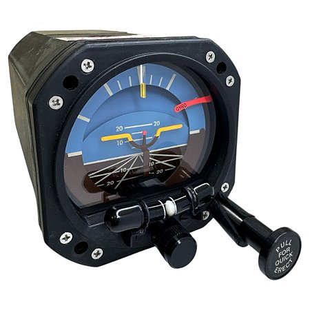 HORIZON INDICATOR - 300-14EL - CASTLEBERRY INSTRUMENTS E AVIONICS (P/N 504-0006-954 I S/N 206C03812)
