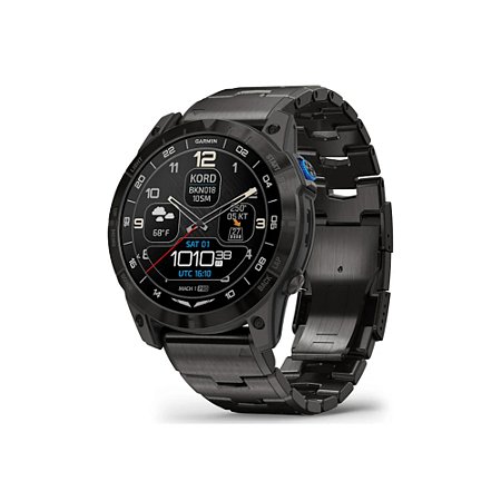D2 Mach 1 PRO, 51mm, Saph,Carbon Gry DLC w/Ti bnd,AUS/NZ/AFR - GARMIN (P/N 010-02804-82)