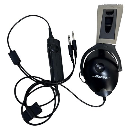 HEADSET AVIATION / FONE AVIAO - A10 DUAL PLUG - BOSE (PN: AHX-34-01 I 2)