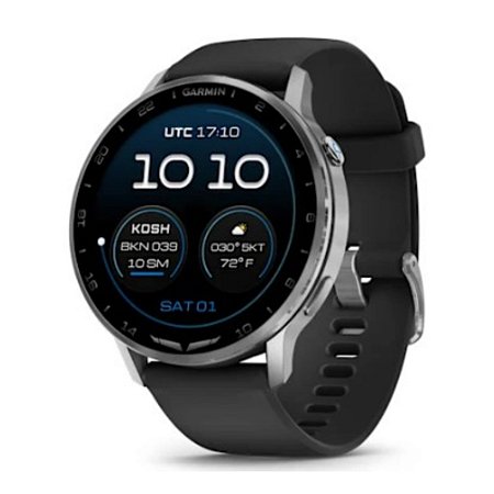 D2 Air X15, GPS, Wi-Fi, Black w/ Silver, WW - GARMIN (P/N 010-03014-50)
