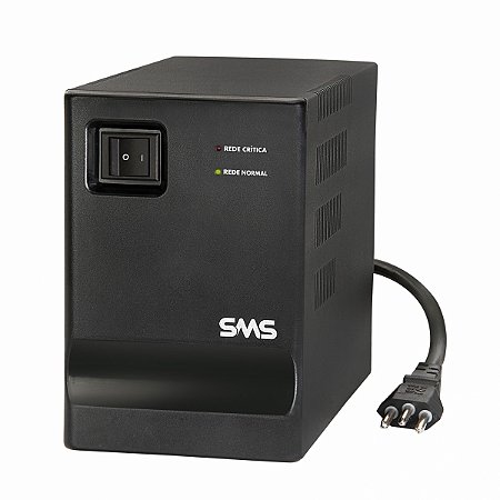 Estabilizador 2kVA 2000VA 16218 SMS Progressive III 2000BI Entrada Bivolt Automático e Saída 115V - 6 Tomadas