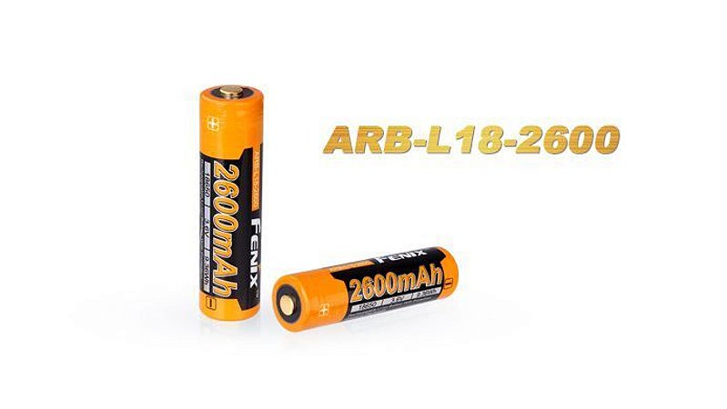 Bateria Fenix 18650 - 2600 mAh