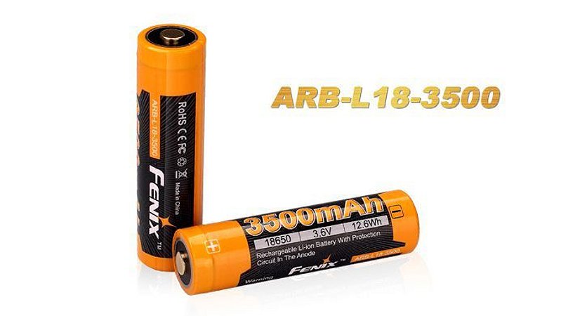 Bateria Fenix 18650 - 3500 mAh