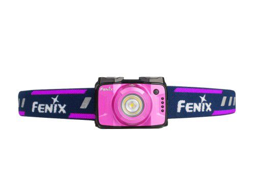 Lanterna para Cabeça Fenix HL12R Rosa - 400 Lúmens