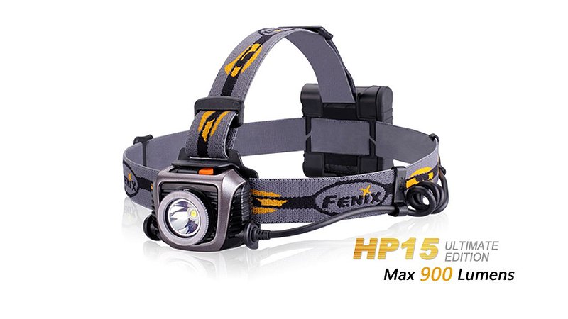 Lanterna Fenix HP15UE Preta - 900 Lúmens