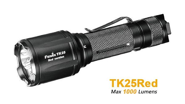 Lanterna Tática Fenix TK25 Red - 1000 Lúmens