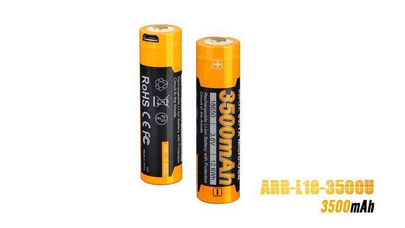 Bateria Fenix 18650 - 3500U USB