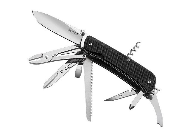 Ruike Knife  - LD51 - Canivete Versátil - Black
