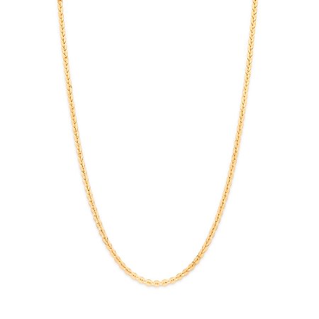 Gargantilha banhada a ouro 18k 42 CM