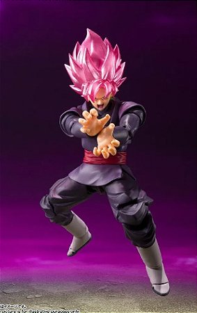 Boneco Oficial - Dragon Ball Z - SH Figuarts - Goku Black Super Sayan Rose