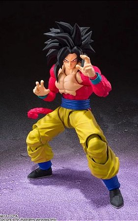 Boneco Oficial - Goku SSJ 4 - Dragon Ball - SH Figuarts - Bandai