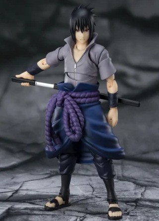Boneco Oficial - Naruto Shippuden - SH Figuarts - Sasuke Uchiha 3.0