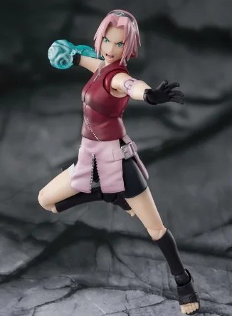Boneco Oficial - Naruto Shippuden - SH Figuarts - Sakura