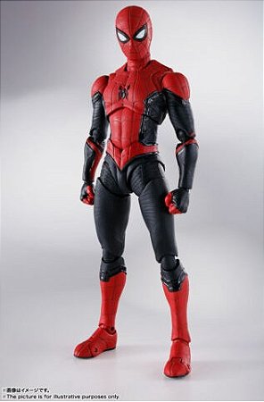 Boneco Oficial - Marvel - SH Figuarts - Spider-Man (Upgraded Suit) - No Way Home - Bandai