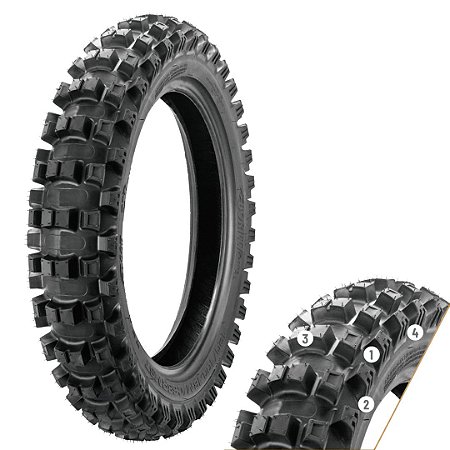 Pneu Para motocross 100 100-18 EXC - Ibox28- Sua Loja Online Off-Road