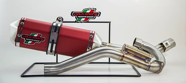 PONTEIRA + CURVA DE ESCAPE MS1 HONDA XR200 VIOLA RACING