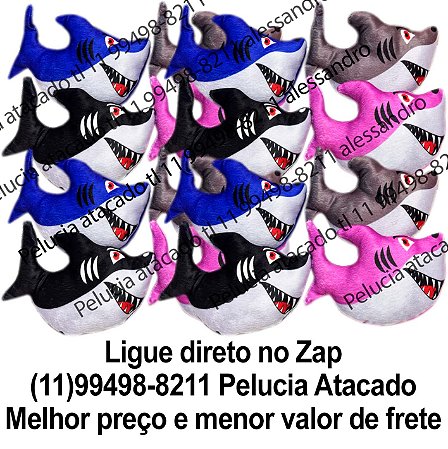 Tubarão De pelúcia sortidos para grua com 80 unidades Mix128