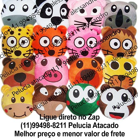 Almofada Selvagens De pelúcia sortidos para grua com 80 unidades Mix134