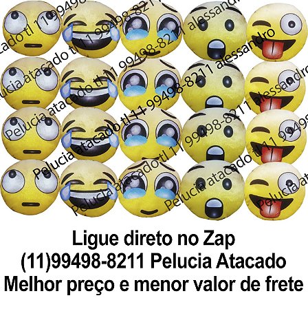 Almofada Whatsapp De pelúcia sortidos para grua com 80 unidades Mix136