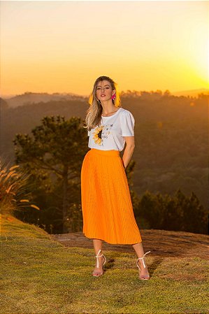 Saia Plissada Eva bella Brenda