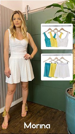 Cropped Lesie Morina Verde