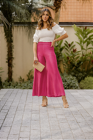 Calça Pantacourt Bottega Morina